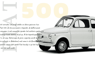 Landingspagina Fiat
